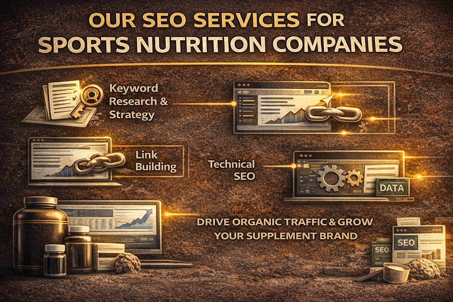 Our SEO Services for Sports Nutrition Companies