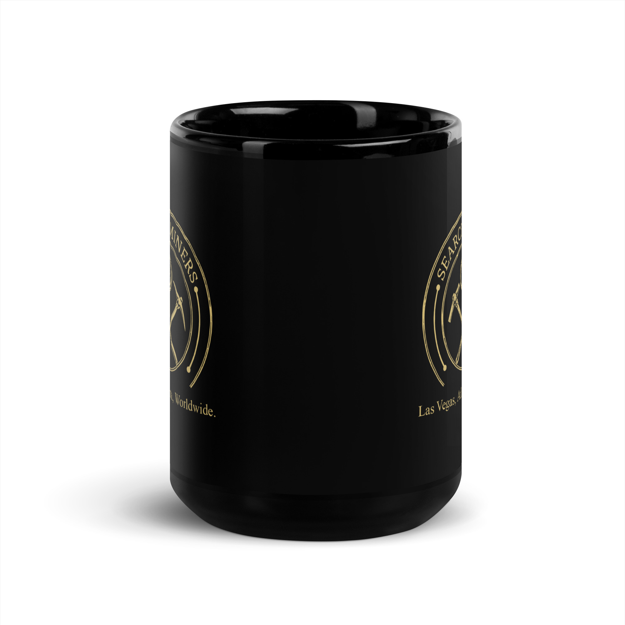 Black Glossy Enamel Camp Mug - Image 5