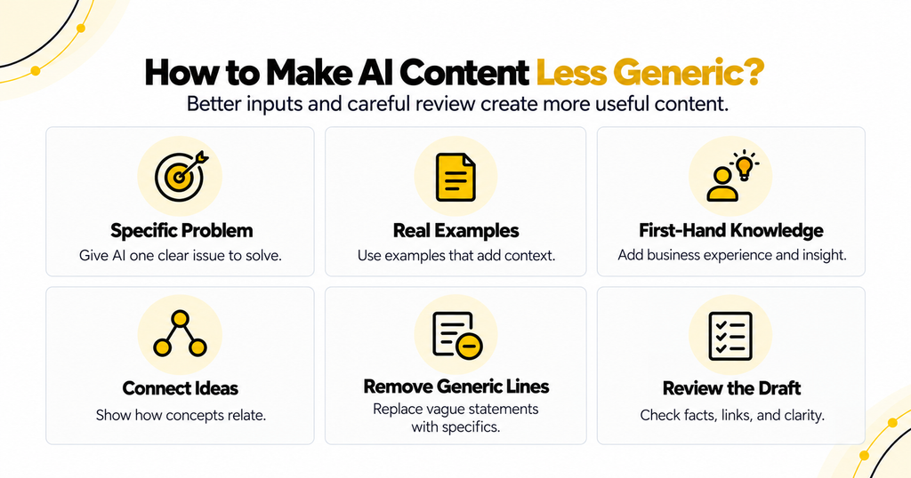 How to Make AI Content Less Generic?