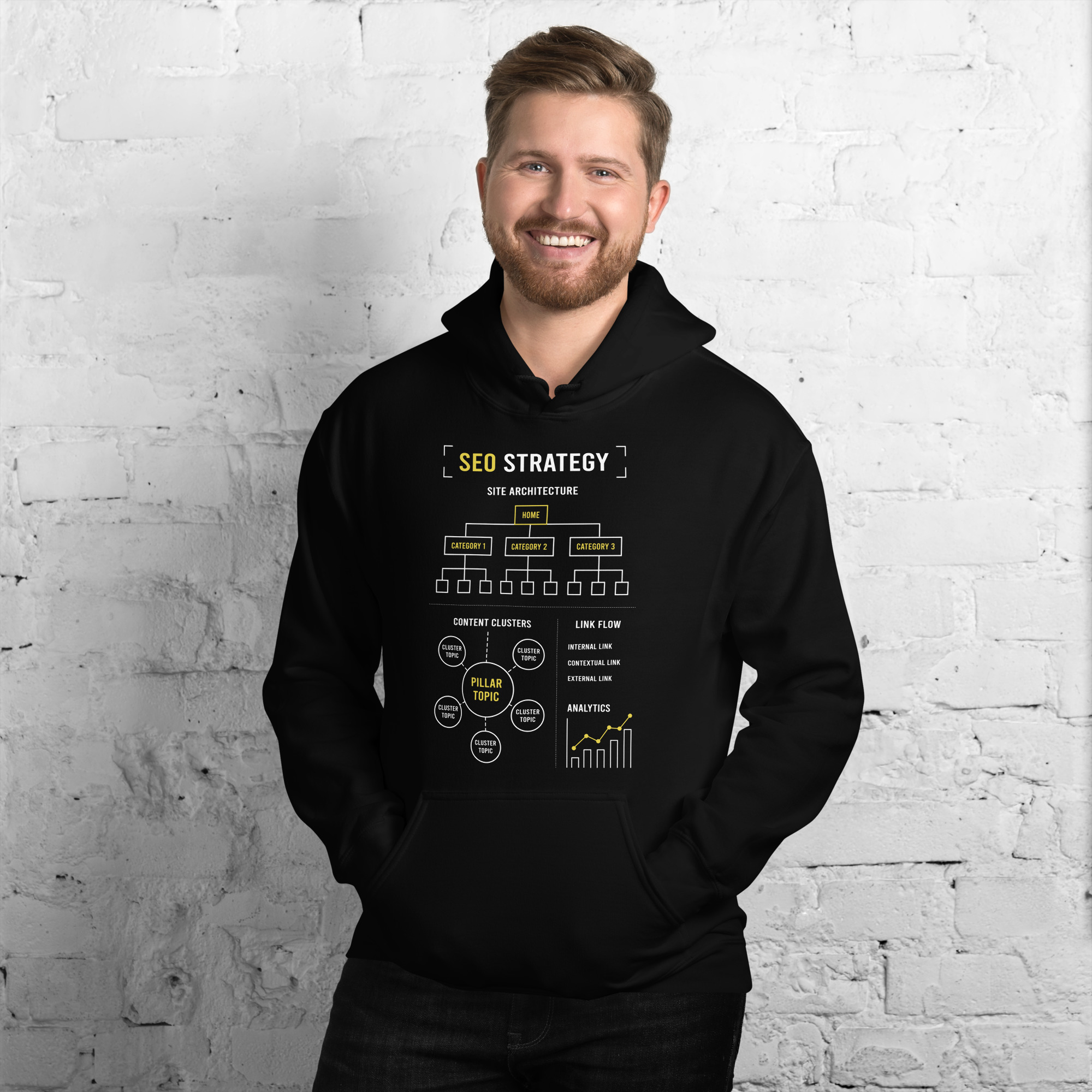 SEO Strategy All-Over Hoodie